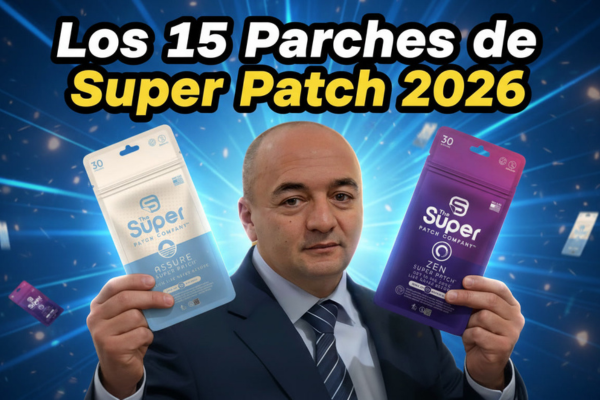 Los 15 Parches de Super Patch que Transforman Bienestar y Rendimiento (Tecnología Vibrotáctil Sin Medicación)